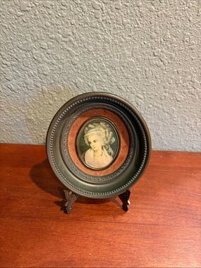 Vintage Cameo Wall Art “Mrs. Chaplin” - Portrait by George Romey